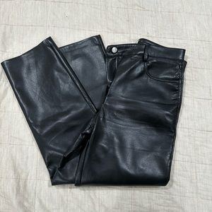 Aritzia leather pants